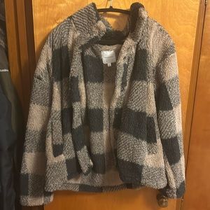 Thread and supply plaid fleece